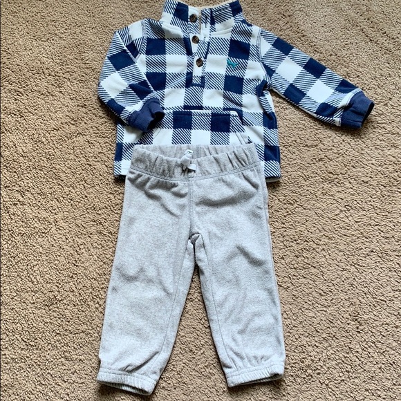 Carter's Other - Carter’s Fleece Shirt and Pants